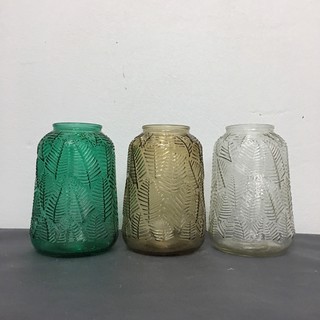 Bình thủy tinh cắm hoa trang trí nhà cửa BJ179 (trong)