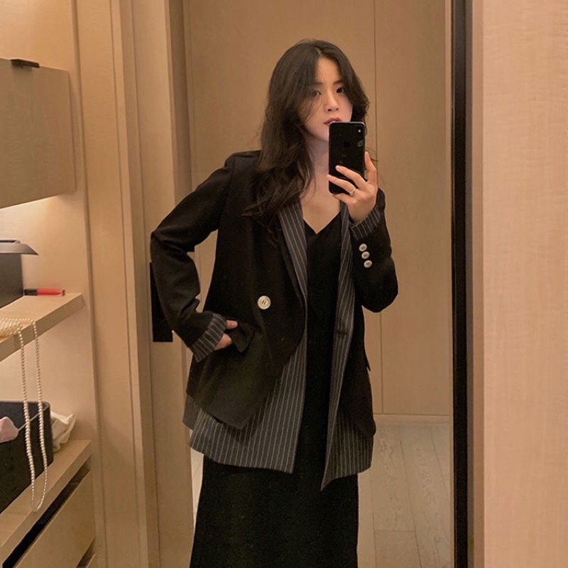 Áo Khoác Blazer nữ Form suông chất đẹp phong cách hàn quốc mẫu mới mã ZELE454