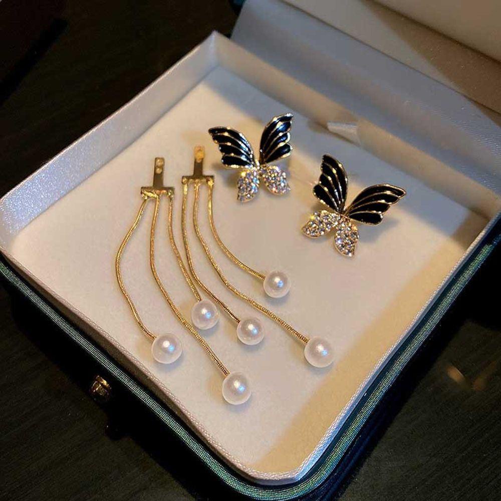 Bông Tai Hình Bướm Sang Trọng Phong Cách Vintage Dành Cho Nữ