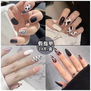 Sét 24 móng tay giả họa tiết 3D độc đáo