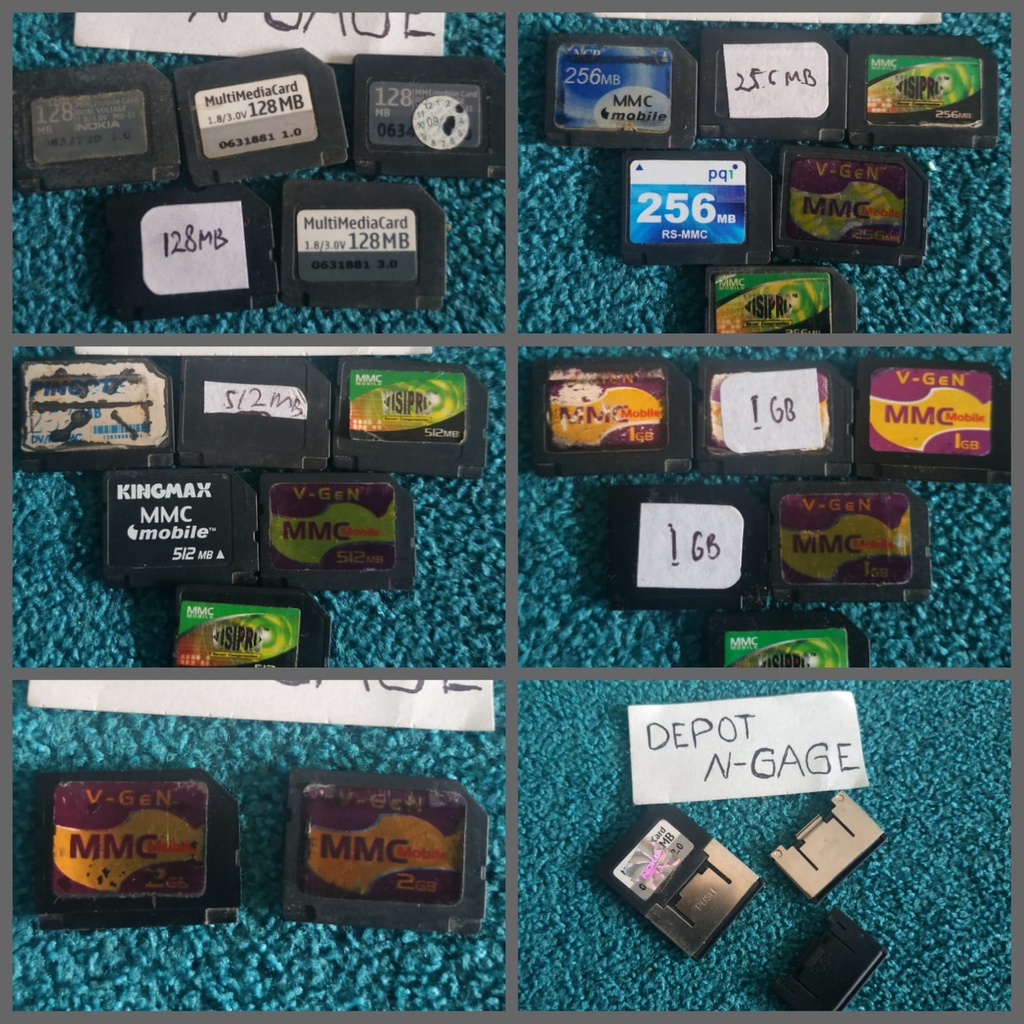Thẻ Nhớ Mmc Cho Nokia N-Gage Ngage QD Và Classic