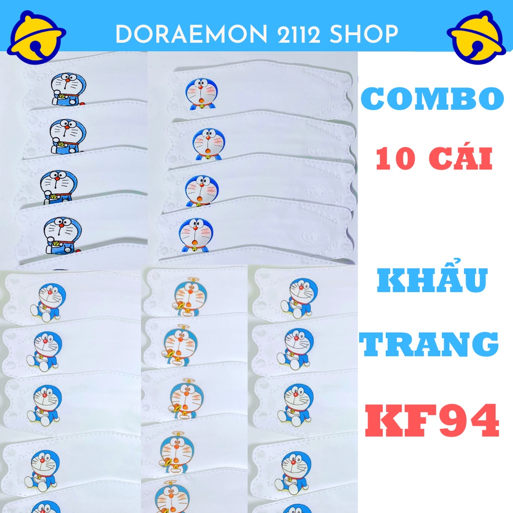 Khẩu trang y tế vải không dệt Doraemon