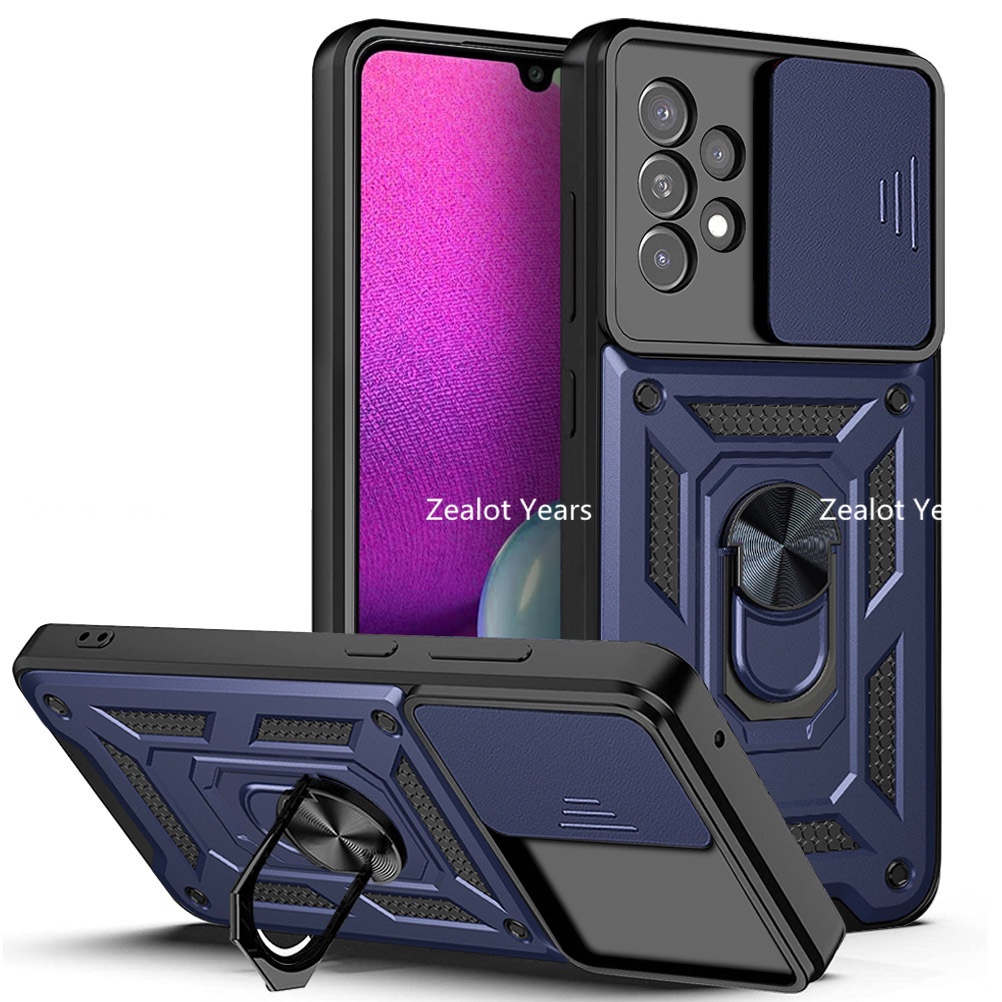 Ốp Điện Thoại Chống Sốc Có Giá Đỡ Bảo Vệ Camera Cho Samsung Galaxy A53 A33 A13 A23 5G