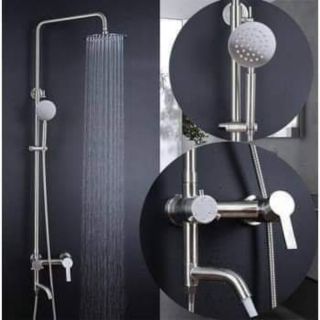 Sen cây tròn tắm đứng nóng lạnh inox 304 Kobesi tại Tphcm