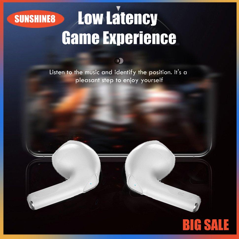 【SUN】LP80 Wireless Earphone Space Capsule Earbuds 3D Stereo Bass Headsets
