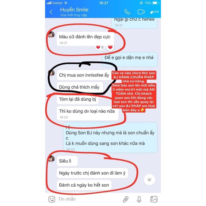 Son BJ Velvet HÀNG CHUẨN PHÁP SẴN ĐỦ BẢNG MÀU