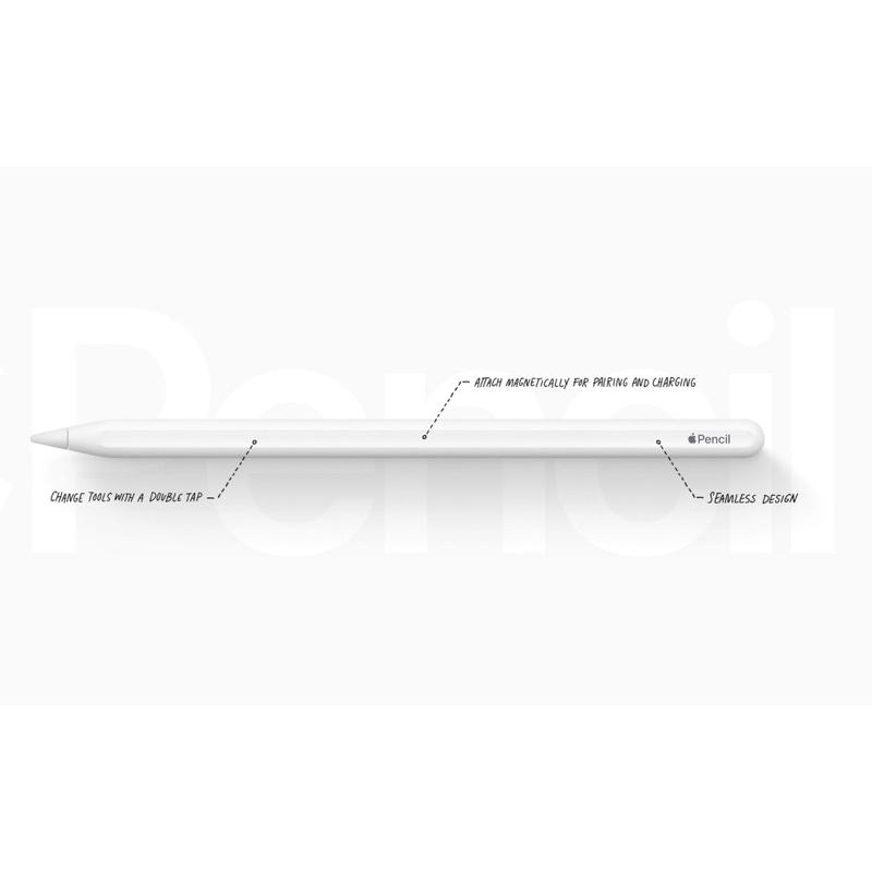 Bút cảm ứng Newseal Ap ple Pencil 2 Mới 100%