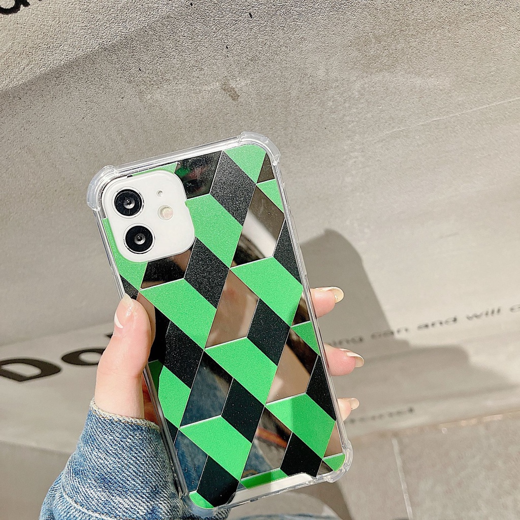 Ốp Điện Thoại Silicon TPU Tráng Gương Thời Trang Cho iPhone Pro Max 11 Pro Max X Xr Xs Max 7 8 Plus 13 14promax Mini