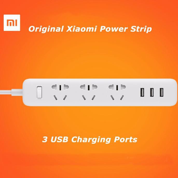 Ổ Cắm Điện Thông Minh Xiaomi Mi Smart Power + 3 Cổng Usb 2a - Màu Trắng