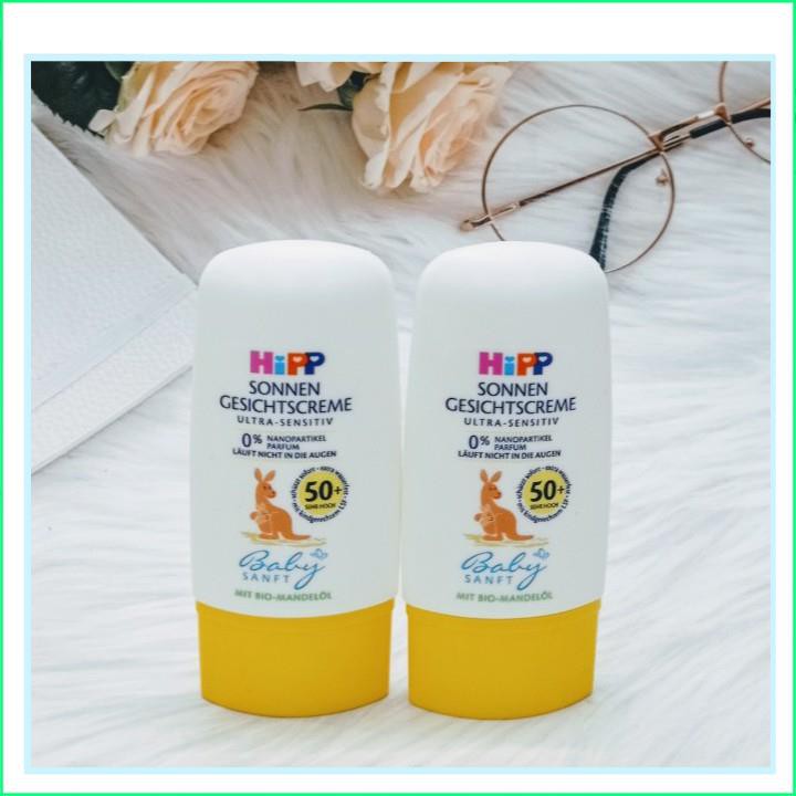 Kem chống nắng Hipp của bé dành cho da mặt, siêu nhạy cảm, SPF 50+, 30 ml