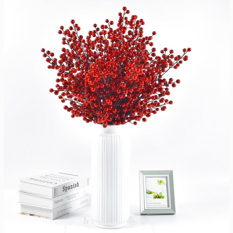 Nhánh Berry Nhân Tạo Trang Trí Cây Thông Giáng Sinh