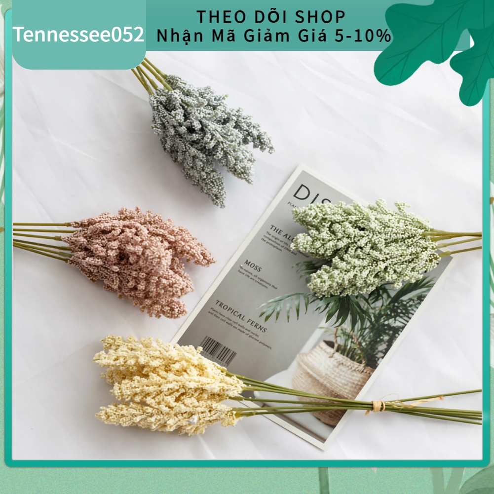 Bó 6 nhánh hoa Oải hương nhân tạo trang trí nội thất đẹp mắt