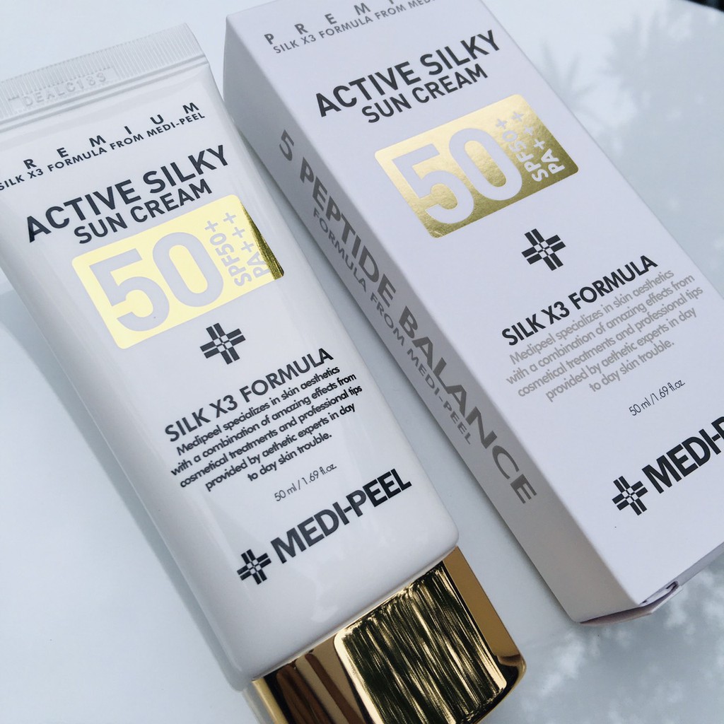 Kem Chống Nắng Medi Peel Active Silky Sun Cream SPF50+/PA++ | BigBuy360 - bigbuy360.vn