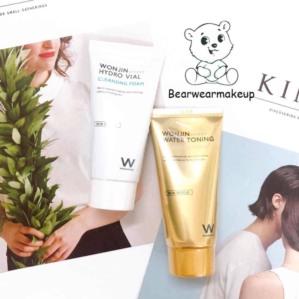 (TÁCH SET) SỮA RỬA MẶT WONJIN CLEANSING FOAM 80ML