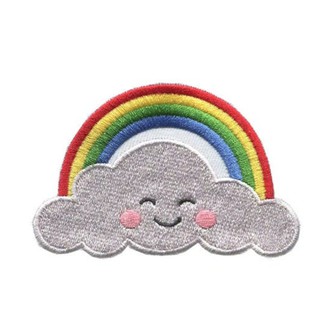 Miếng ủi thêu 7 sắc cầu vồng patch ủi là thêu 7 sắc cầu vồngi sticker thêu ủi 7 sắc cầu vồng