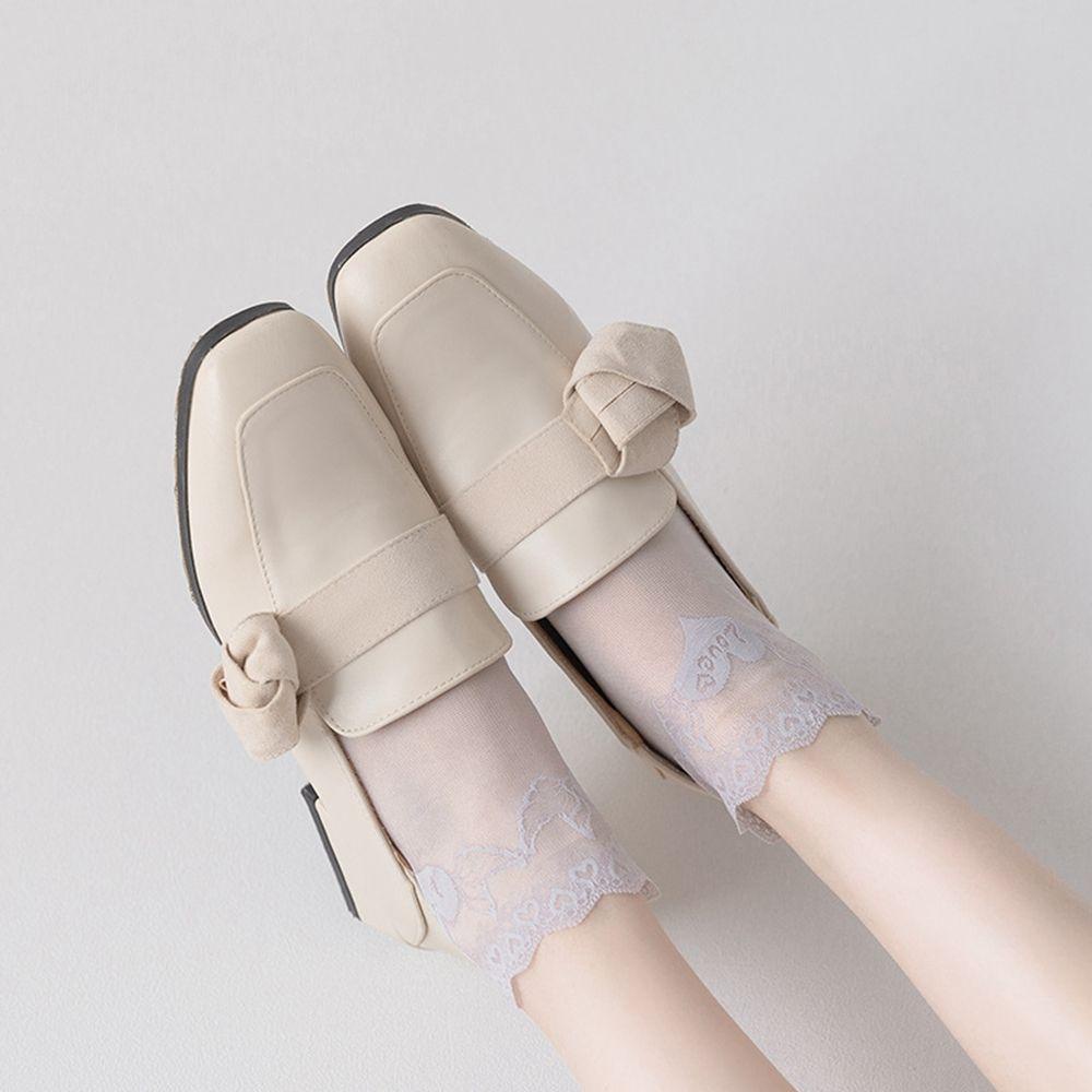 Vớ Lưới Phối Ren Hoa Trong Suốt Thời Trang Mùa Hè Cho Nữ