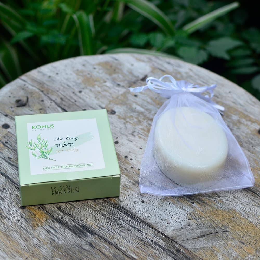 [TẶNG KÈM TÚI LƯỚI ] XÀ BÔNG TẮM THIÊN NHIÊN KONUS