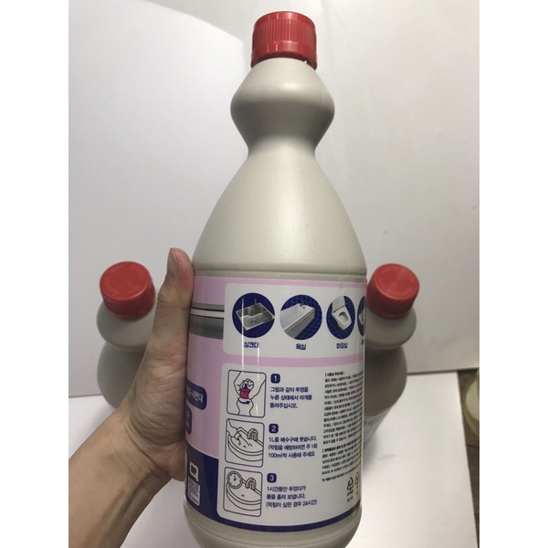 (chính hãng)- Chai nước thông cống,bồn cầu đa năng Sandokkaebi 1000ml Hàn Quốc