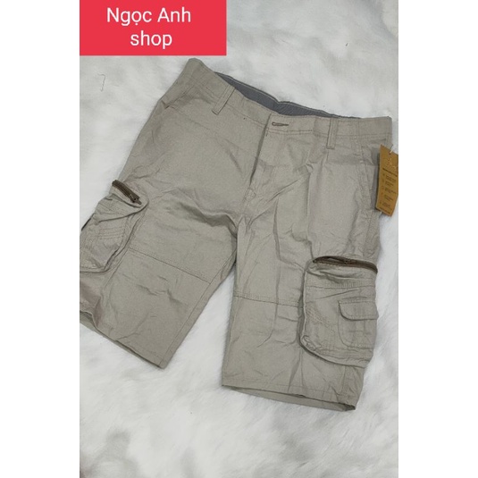 Quần kaki lửng túi hộp cho nam