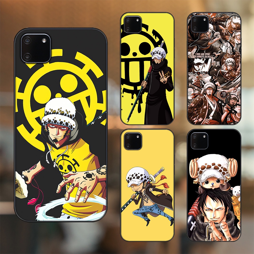 Ốp lưng Realme C11 2020 viền đen in hình Law One Piece