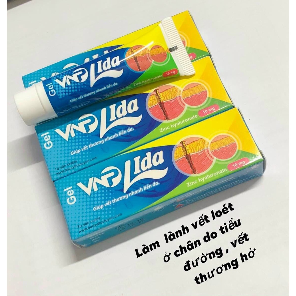 VNP Lida - Giúp vết thương nhanh liền da