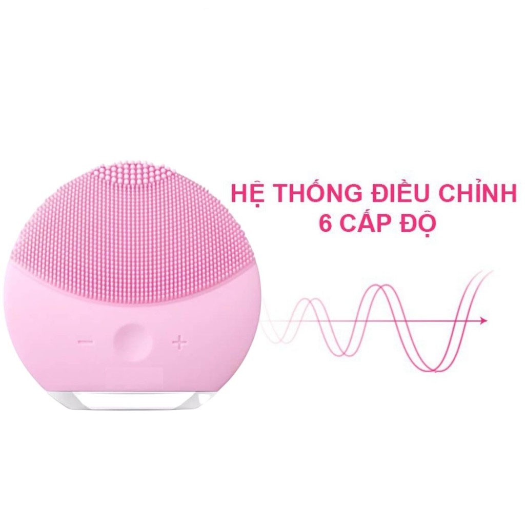 [Chính Hãng] Máy Rửa Mặt Forever Luna Mini 2,máy Rung Cầm Tay Làm Sạch Sâu Dưới Da Mặt, Xe Khít Lỗ Chân Lông