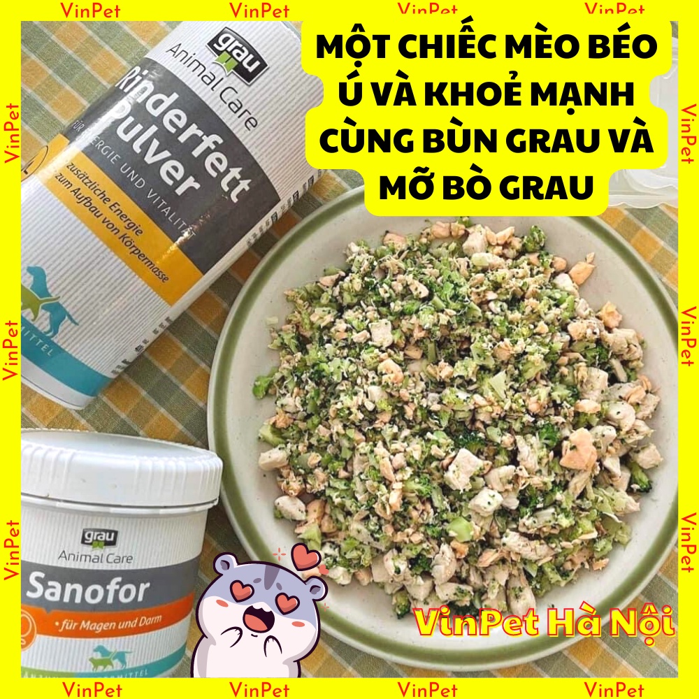 BÙN SANAFOR HỖ TRỢ TIÊU HOÁ GRAU CHO CHÓ MÈO NHẬP ĐỨC