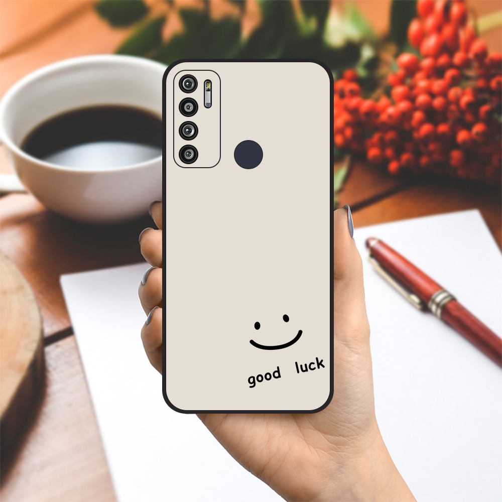 Ốp lưng Vsmart Joy 3/Joy 4/Bee 3/Star 3/Aris/....dẻo đen viền bảo vệ camera hình Good Luck