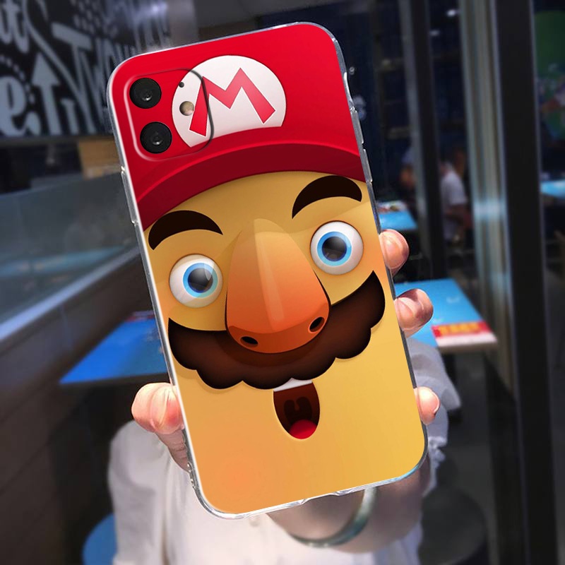 Ốp Điện Thoại Silicon Mềm Trong Suốt Hình Super Mario Cho Xiaomi Redmi Note 9 8 7 6 5 Pro Note9 Note7 Note5 ZP129