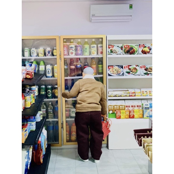 Mô hình máy lạnh mica 1/6 - 1/12