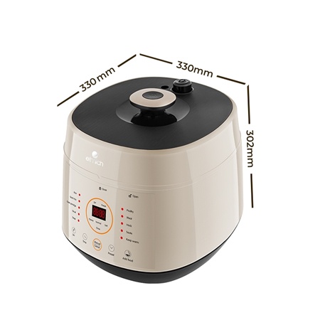 Nồi cơm áp suất ⚡ BẢO HÀNH 24 THÁNG ⚡ Nồi cơm áp suất đa năng Elmich PCE-1806  nấu cơm, hầm xương, gân, cháo