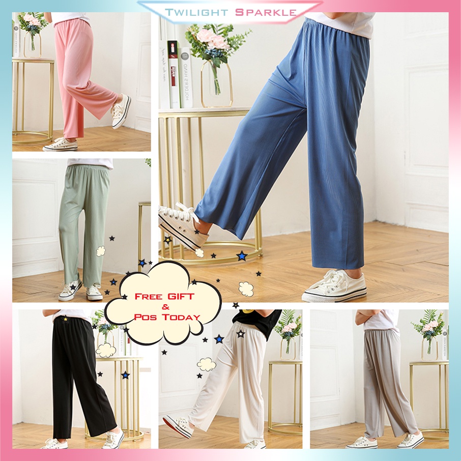 Quần dài thể thao chất liệu vải cotton thoáng khí phong cách hàn quốc thời trang cho bé từ 2- 11 tuổi