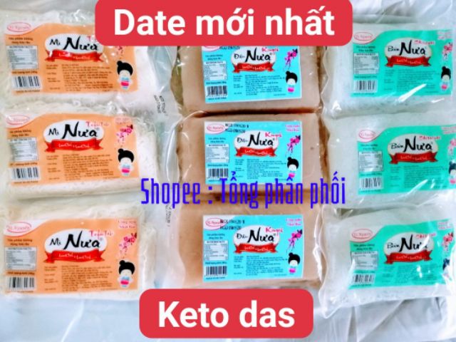 10 gói bún nưa cuộn(100g/gói) cho người tiểu đường, keto, das, eatclean