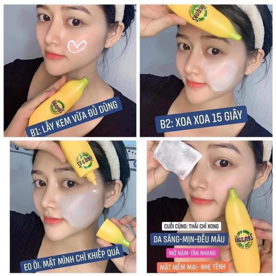 Chuối Zenpali Plus Mới X3 chuối cấy trắng, chuối giảm thâm Whitening Detox Cream | BigBuy360 - bigbuy360.vn