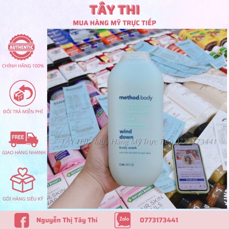 Sữa Tắm Method Body 532ml - Mỹ