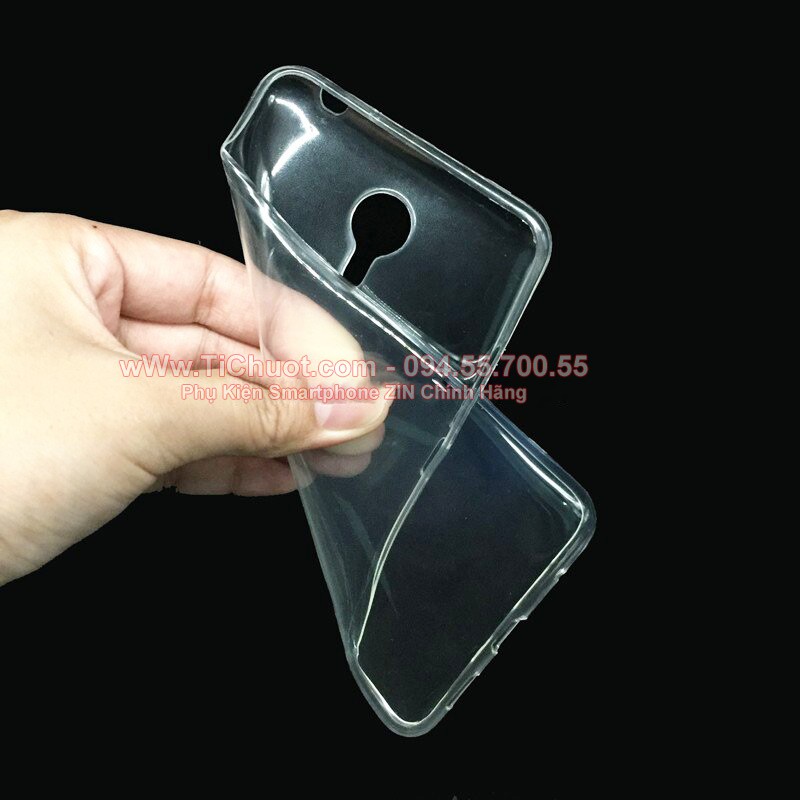 Ốp lưng Meizu M1 Metal 5.5&quot; Silicon Dẻo Trong Suốt