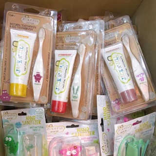 Set bàn chải + kem đánh răng JacknJill Úc