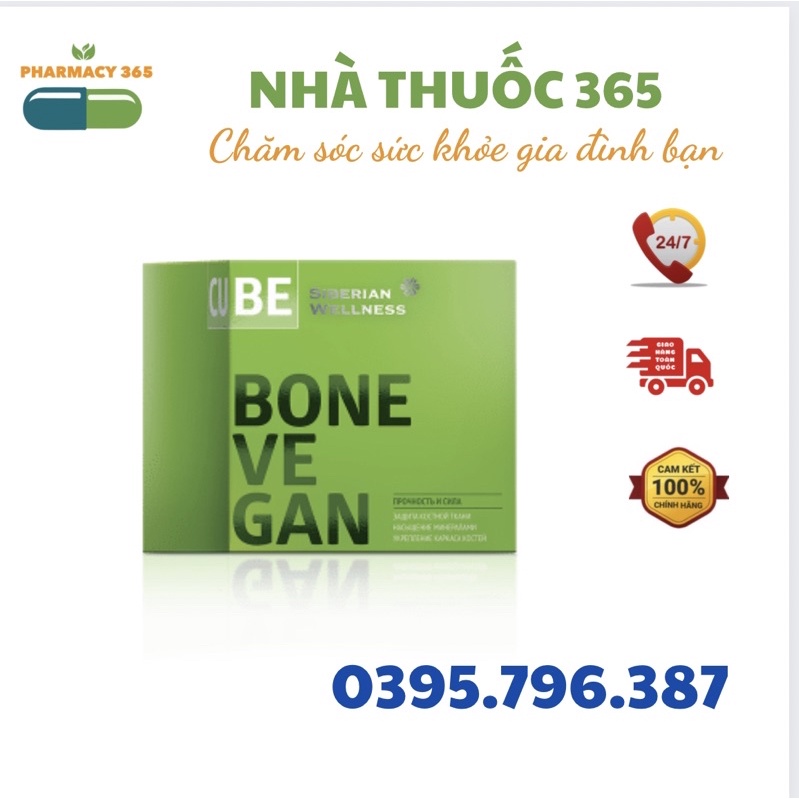 [ 3d bone vegan hỗ trợ xương ] Thực phẩm bảo vệ sức khỏe 3D Bone Vegan Cube – 30 túi/hộp – 5 viên/túi