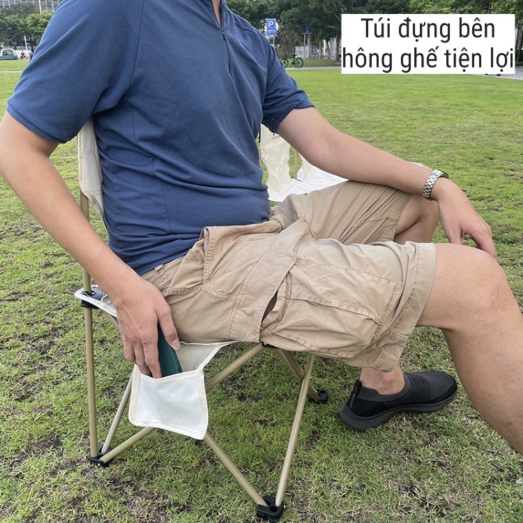 Ghế xếp gấp gọn, mini bỏ túi dễ dàng mang đi du lịch, dã ngoại, câu cá, cắm trại