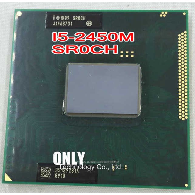 CPU laptop Intel Core i5 the he 2 - i5-2410M   i5 2430M