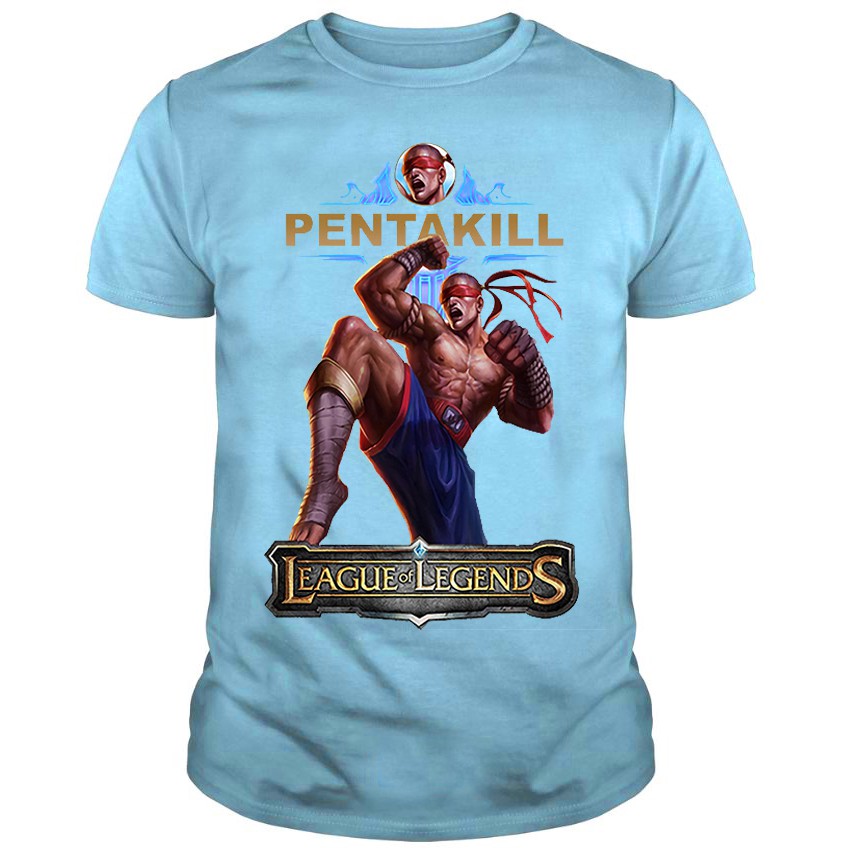 [Hình Thật] Áo Thun LEESIN Cực Chất, Áo Liên Minh Huyền Thoại LEE SIN Siêu Độc - LOL Tshirt (Ảnh thật)