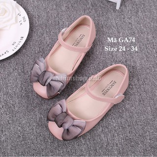 Giày bé gái - Giày dép trẻ em đính nơ GA74