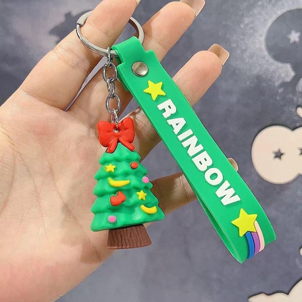 Móc Khóa Trang Trí Giáng Sinh Năm Mới Hình Cô Gái Dễ Thương