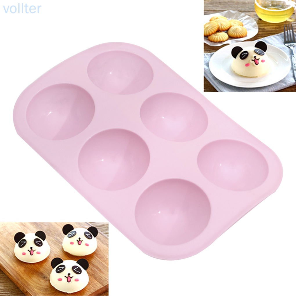 Khuôn Silicone Làm Bánh Hình Nửa Quả Cầu
