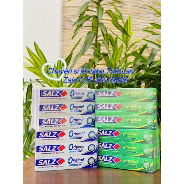 Kem đánh răng Salz Herbal muối Thái Lan
