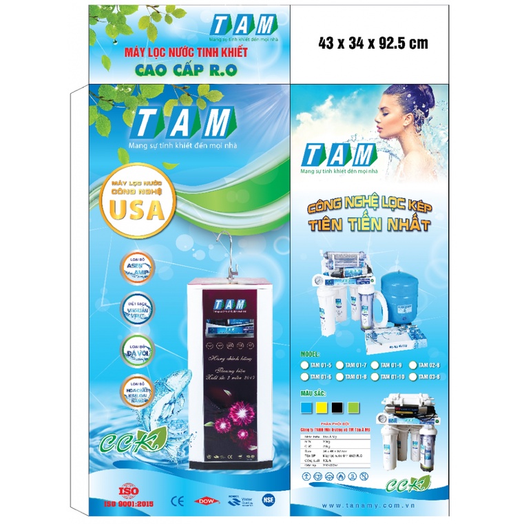 Máy lọc RO TAM 10 lõi Hàn Quốc TAM01-10