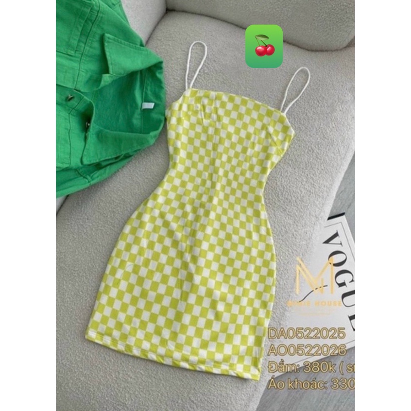 [ Xả kho 3 ngày ] Đầm voan bèo hai dây xinh GB08082