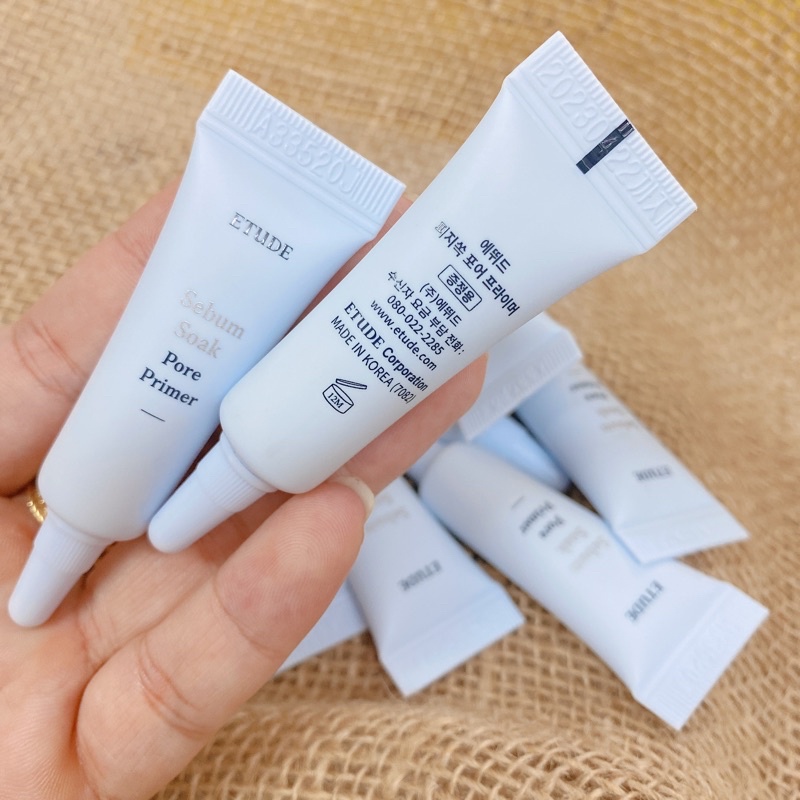 [minisize ] kem lót kiềm dầu, làm mờ lỗ chân lông Sebum Soak Pore Primer