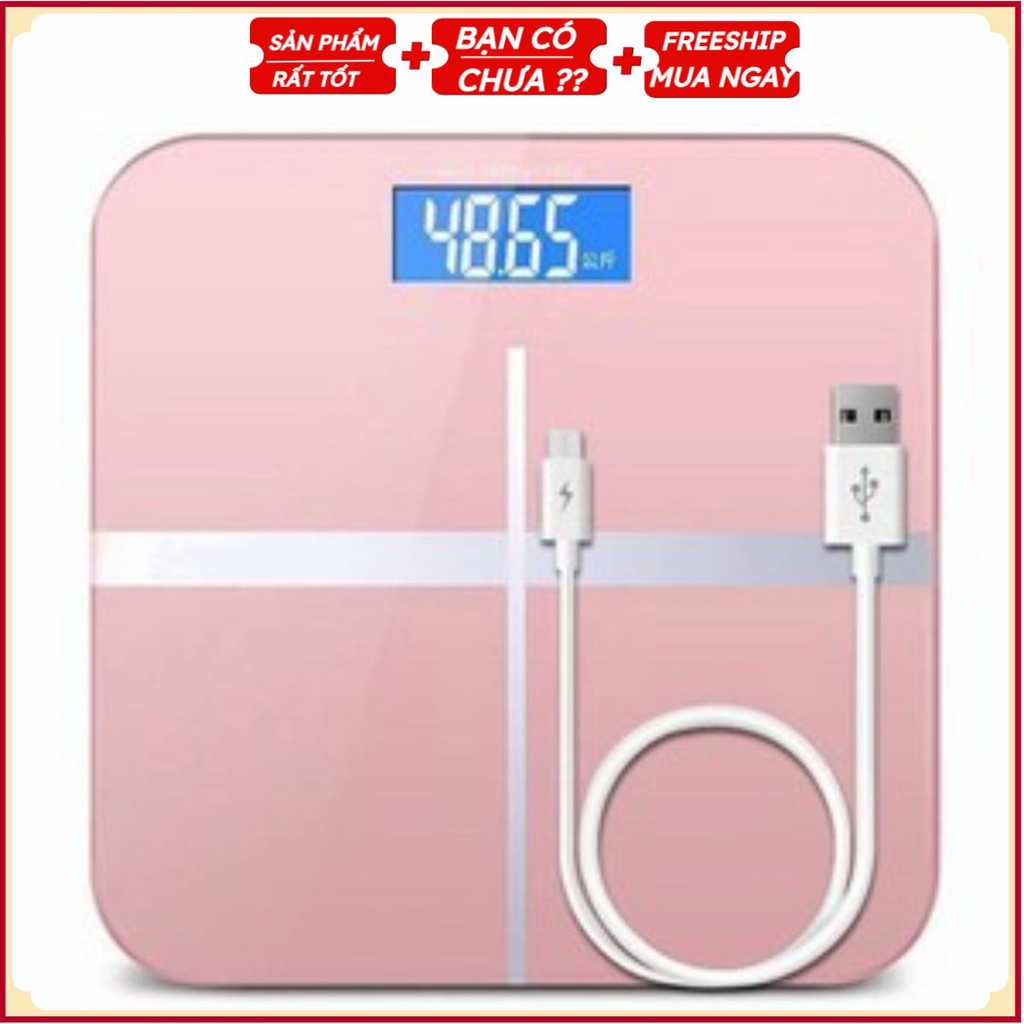 Cân Điện Tử IPHONE Sạc USB Cân Sức Khỏe Gia Đình