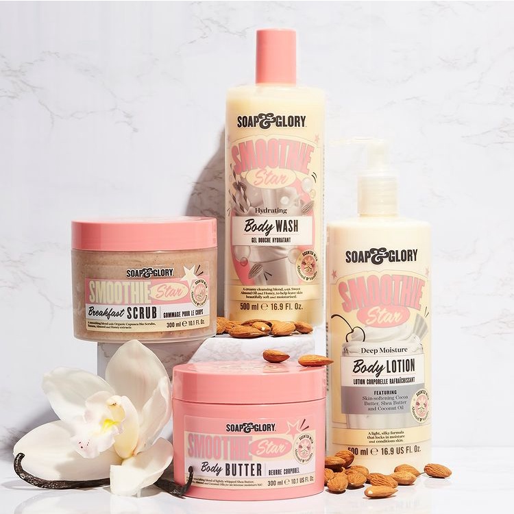 [mẫu mới] Sữa dưỡng SOAP AND GLORY Smoothie Star Body Milk Deep Nourishing Body Lotion 500ml (Bill Anh)